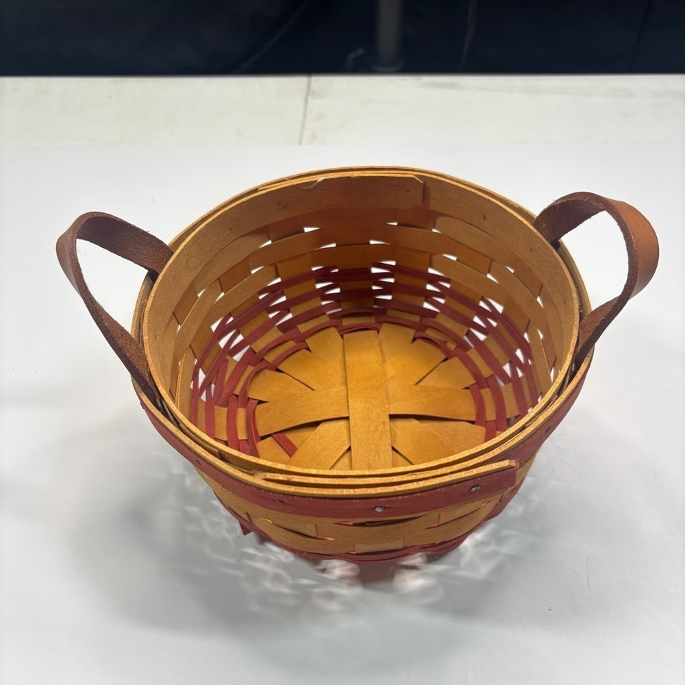 Longaberger 1996 Darning Basket grandma core vintage
